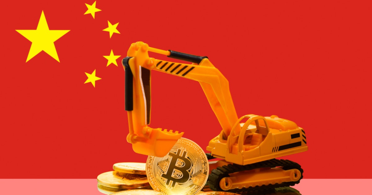 Depiction of Bitcoin mining in China