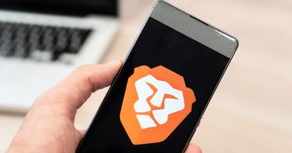 Brave browser illustrated on a smartphone