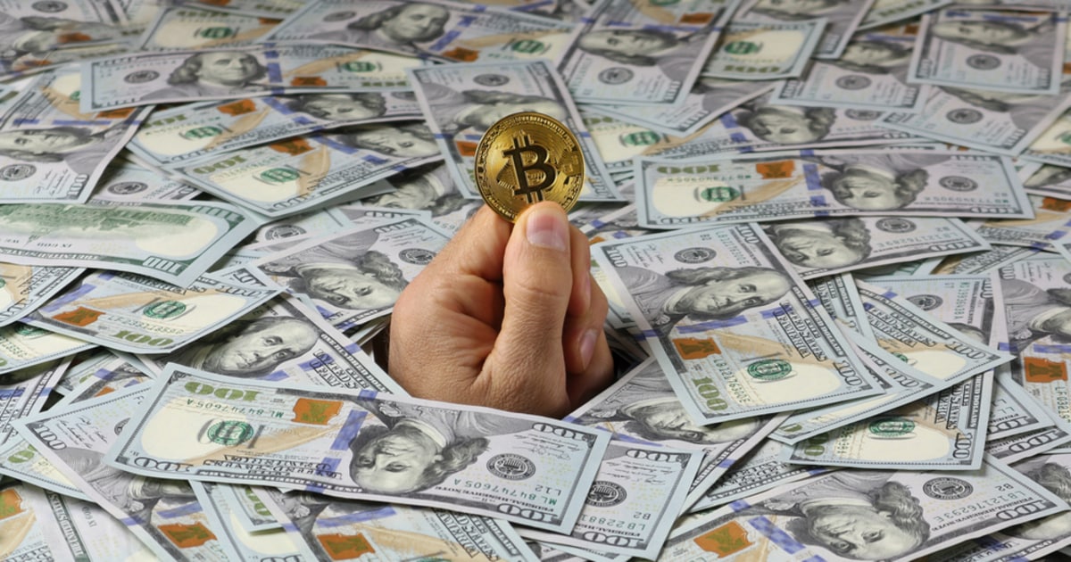 Bitcoin held up amid a flow of US dollar bills